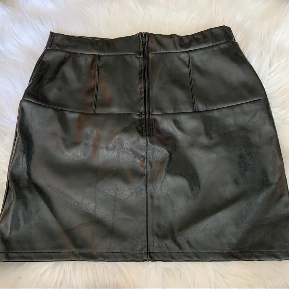 Windsor Faux Leather Mini Skirt